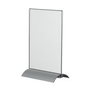 Производство POS-товаров из оргстекла. Большой выбор, доставка по России. Менюхолдеры, Менюхолдеры с различными видами подставок, Формат 1/3 А-4 цветной низ тип-V высокого качества. Аллюминиевый низ