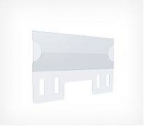 Карман инфо.INFO-POCKET для кассет цен — карман для печатных вставок с любой дополнительной информацией о товаре